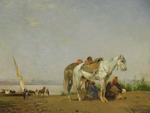 Sur la rive du Nil, 1871